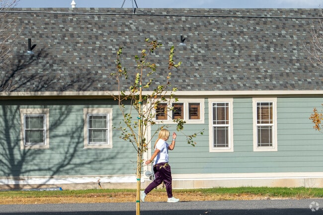 Enjoy the small-town atmosphere of Centerfield by going for a walk.