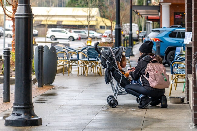 Woodinville Town Center features shopping, dining and family activities.