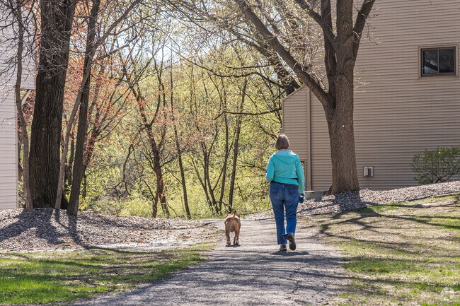Black Forest residents enjoy the walking trails around Farr Lake.