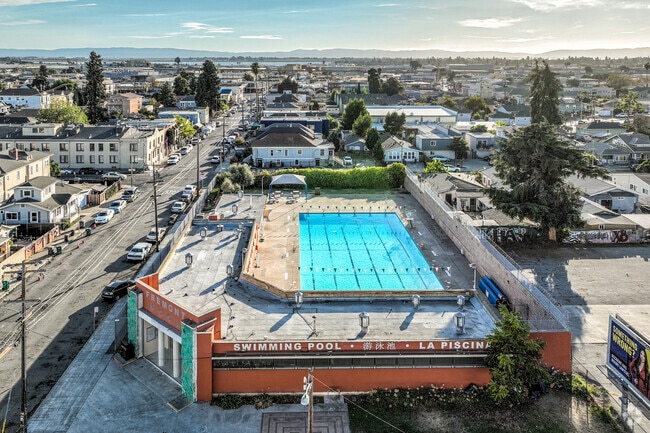 The Fremont Community Pool is the locals favorite place to go in the Fremont neighborhood.