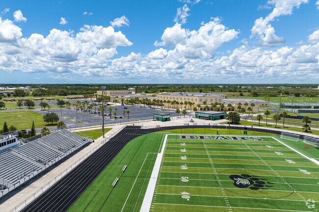 Palmetto Ridge High School in Rural Estates sits on a large campus.