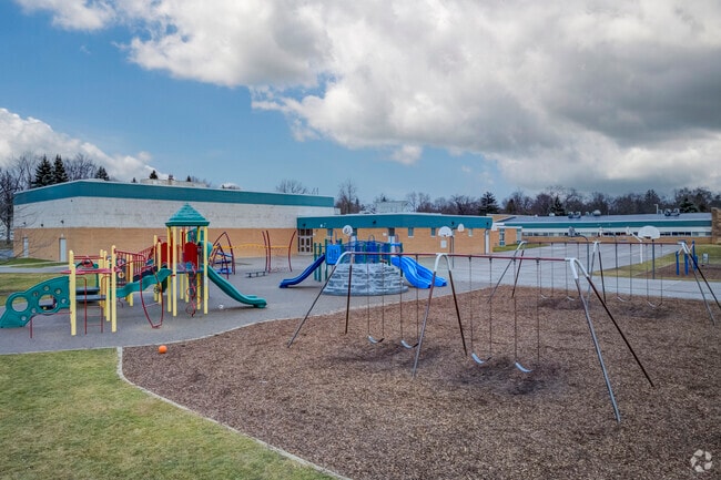 Children can easily walk or bike to South Meadows Elementary School.