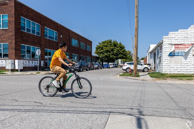 Enjoy a short bike ride from campus to Clinton.