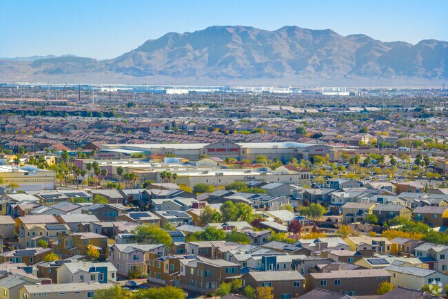 Mountains are close to Deer Springs, North Las Vegas.