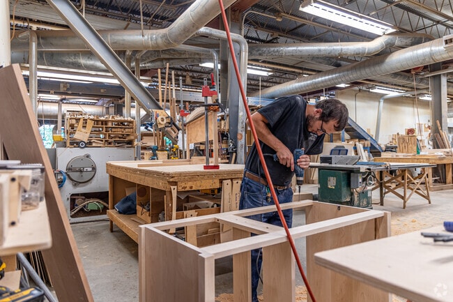 Pompanoosuc Mills in Thetford handcrafts all the furniture sold at the store.