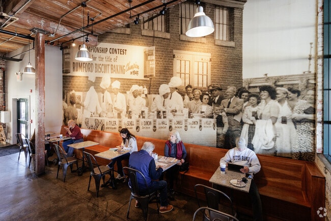 The nearby Seven Stars Bakery in Rumford, RI is a favorite spot for breakfast.