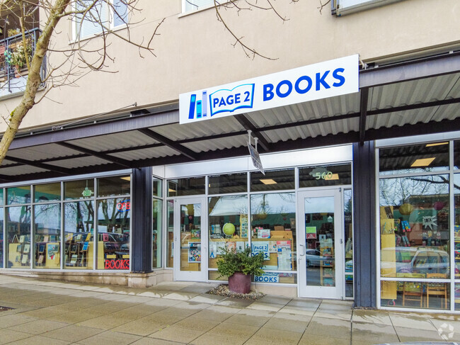 Page 2 Books is a locally owned and independent bookstore near the Seahurst neighborhood.