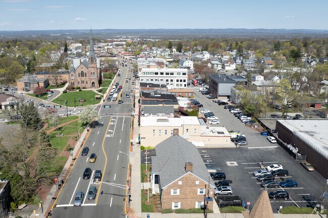 Bloomfield Ave. with its shops, restaurants and churches is at the heart of Caldwell, NJ.