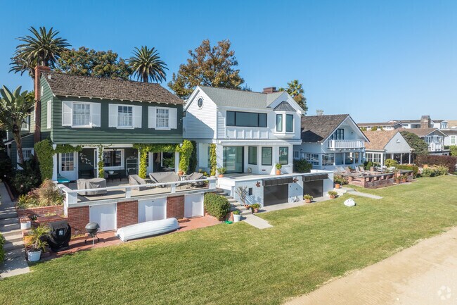 Bay Island is a secluded area in Central Newport Beach where boats are the main access.