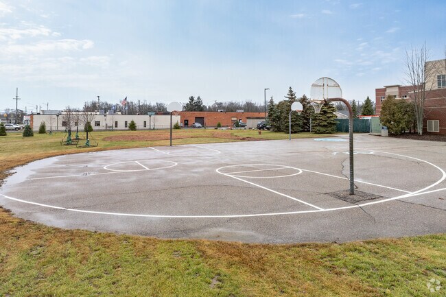 Athletic programs and quality education are provided at Greenfield Elementary School.