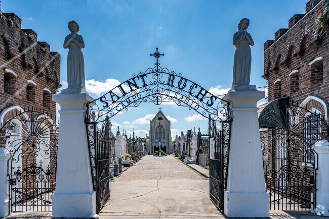 The Saint Roch cemetery is a historical site in New Orleans.