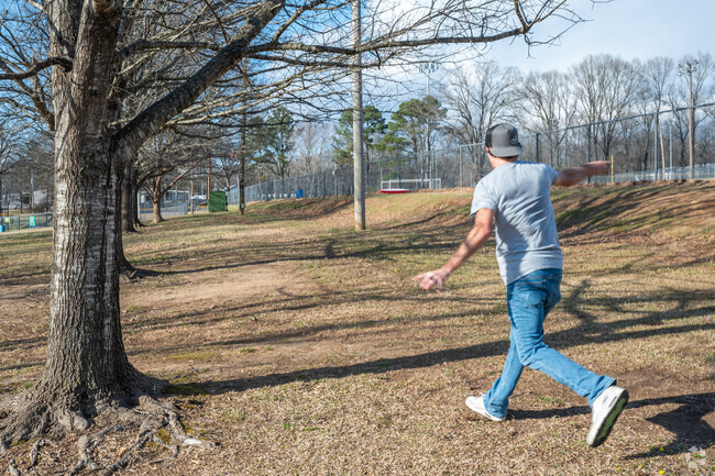 Residents can practice their disc golf skills at Corinth City Park.