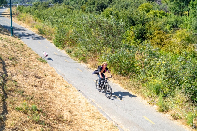 The Riverwalk is a great place to ride your bike in the Lower Ocean area.