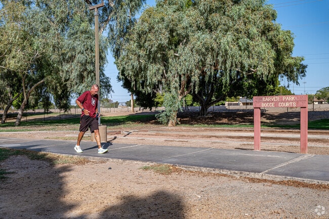 Carver Park in Yuma, is a great place to run or walk.