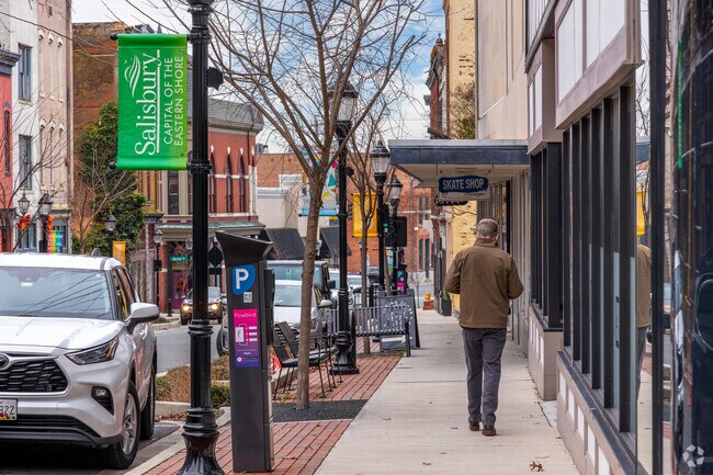 Laurel  shoppers can browse the unique boutiques in Downtown Salisbury.