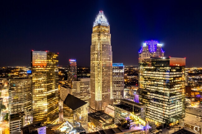 Enjoy a night with family in Uptown Charlotte in the First Ward neighborhood.