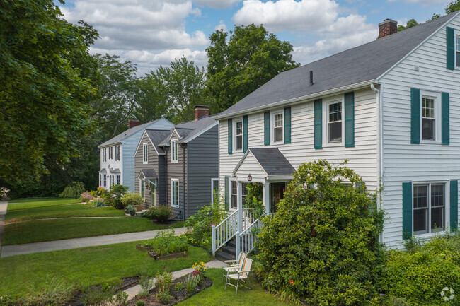 Beautiful colonial style homes on the quiet streets of Downtown East Lansing.