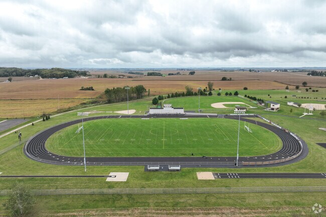 Caledonia Senior High is known for its strong athletics program and B rating.