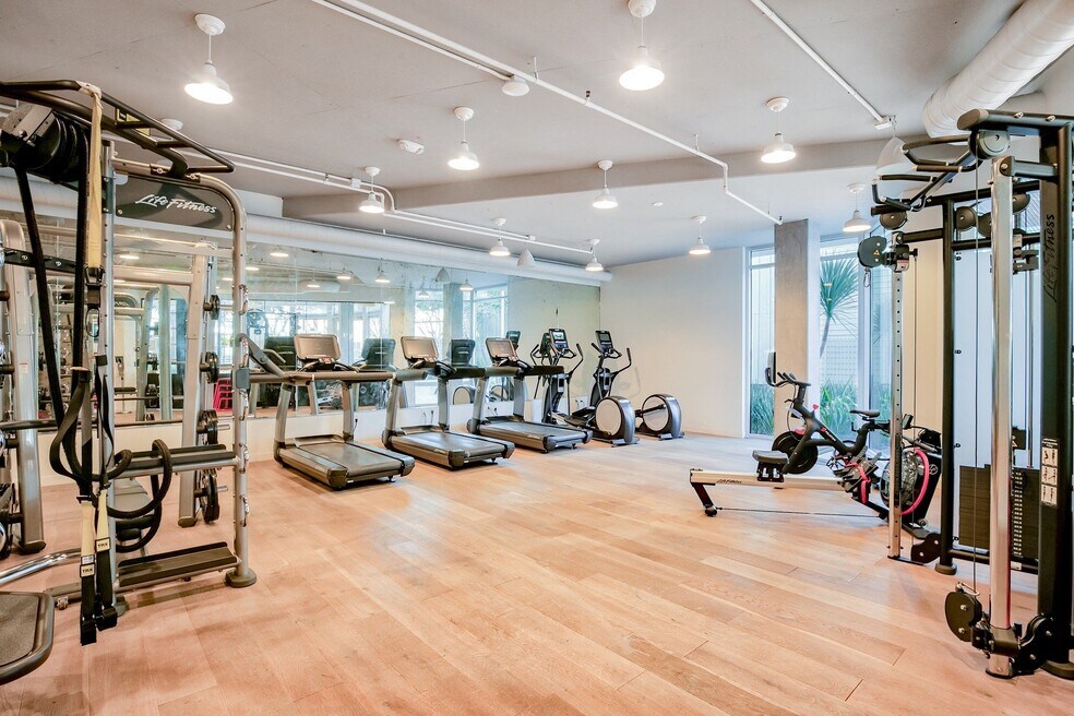 Fully equipped fitness center