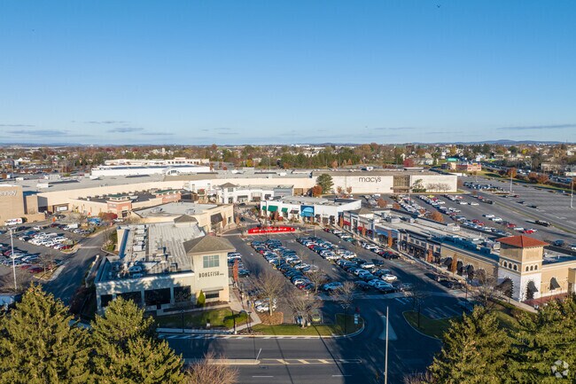 Lehigh Valley Mall sits about 6 miles west of Hanover Township Northampton.