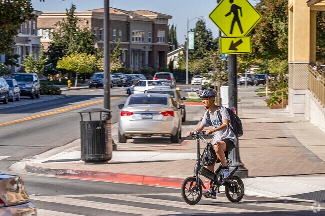 Bike-friendly streets are a huge plus for riders around Mirassou Vineyards.