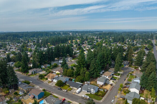 Mature trees bring natural beauty to Parkway East’s quiet residential streets.