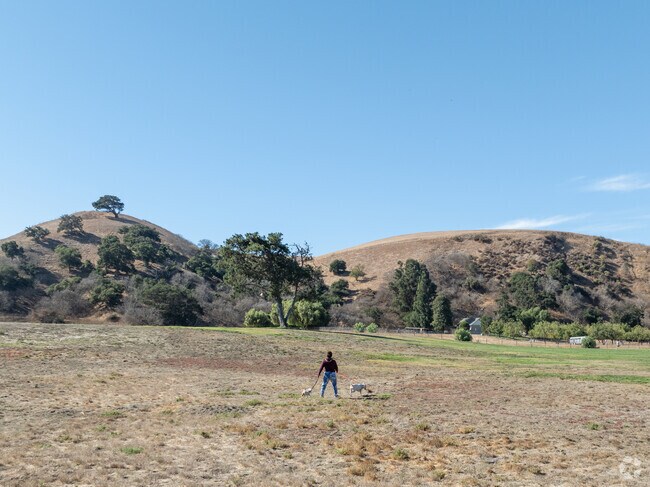 Discover scenic strolls at Brigantino Park on Hollister's quiet western edge.