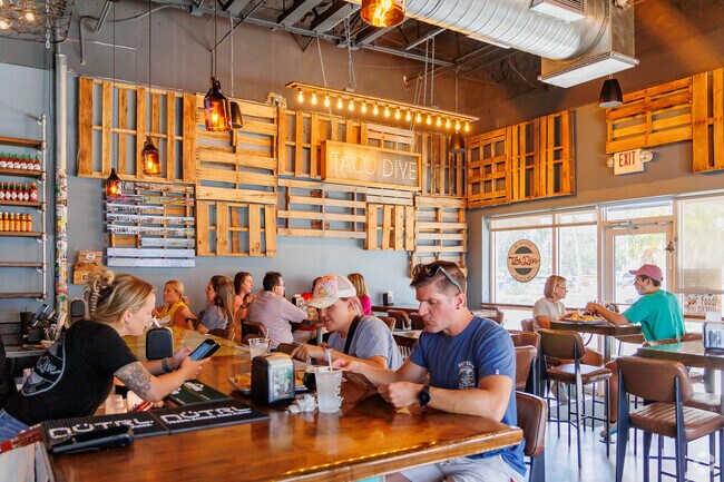 Becker Ridge residents love Taco Dive for their fresh chicken tacos.