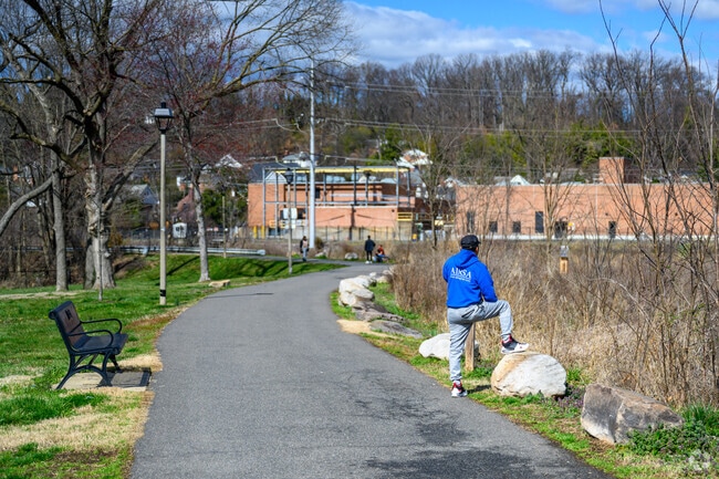Take in the views from Four Mile Run Trail in Arlandria.