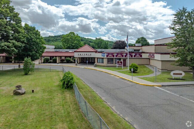 Frisbie Elemantary School is located at 24 Todd Road in Wolcott, CT.