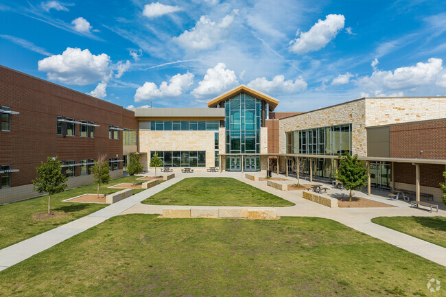 Richland Middle School features an updated campus for students to enjoy in Richland Hills.