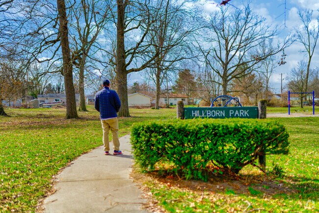 Hillborn Park is one of the neighborhood parks located in Churchill Downs.