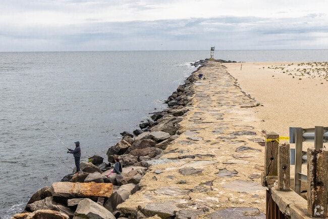 Avon-By-The-Sea and Belmar are separated by the Shark River.