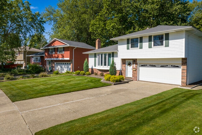 Modest split-level homes can be found within walking distance of Lake Erie in Eastlake-Willowick