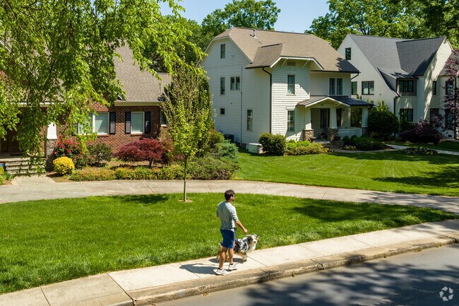 The Freedom Park neighborhood in Charlotte is a walker's paradise.
