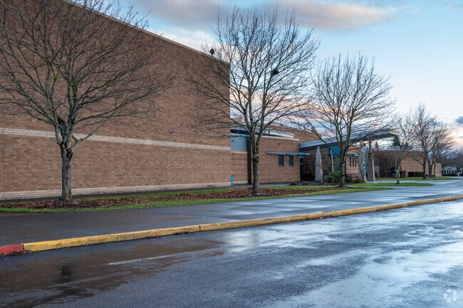 Side view of Shahala Middle School.