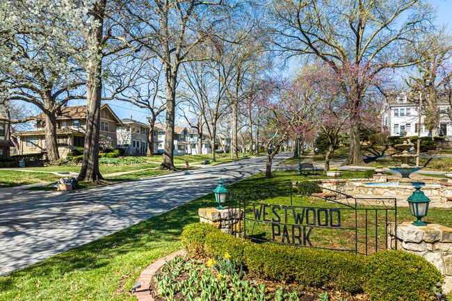 Westwood offers residents a storybook living experience along tree-shaded lanes.