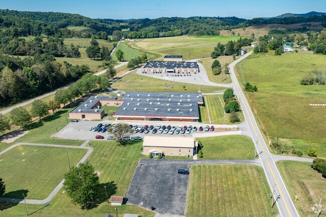 Students have access to ball fields at Philippi Elementary School.