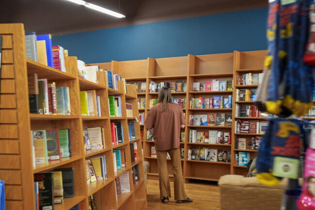 Fables Books in downtown Goshen invites visitors to browse for hours.