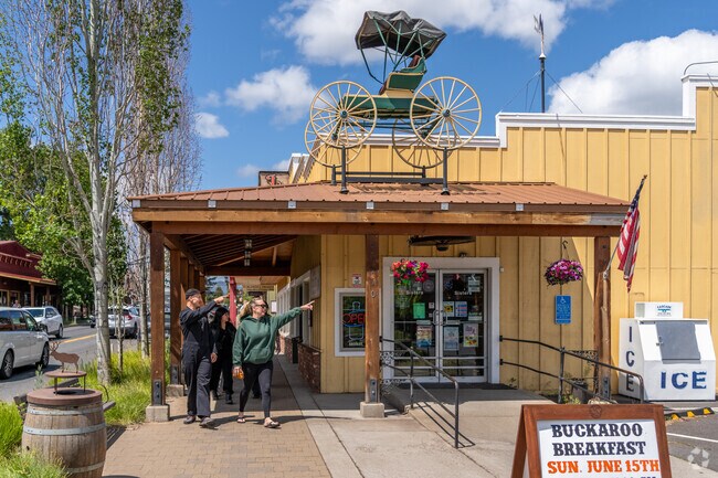 Tourists come from all over the state to visit the small town of Sisters.