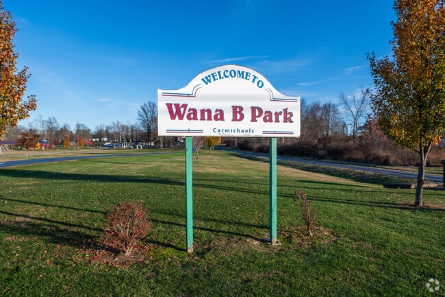Wana B Park has several amenities such a pool, ball fields, walking trail, pavilion, and plenty of playground fun.
