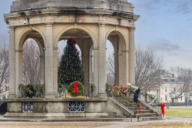 You can find many residents in North Salem out on walks with their pets.