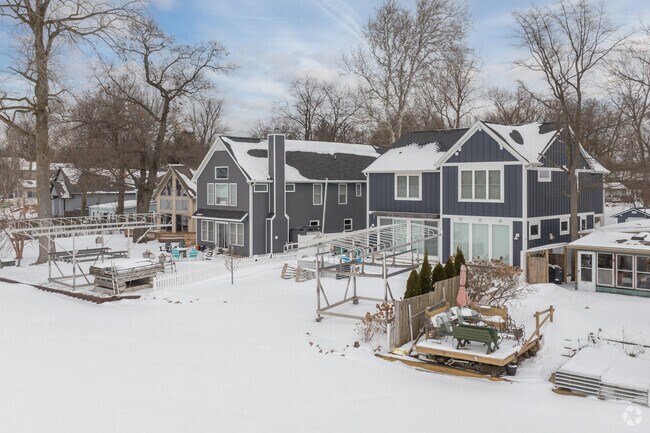 Portage has several small lakes ringed by some of the higher-end homes in the city.