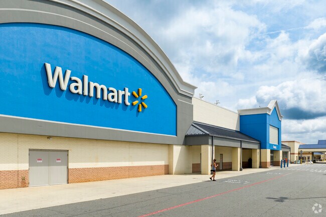 Walmart and other big box stores are all close by for Ponderosa-Wingate residents.