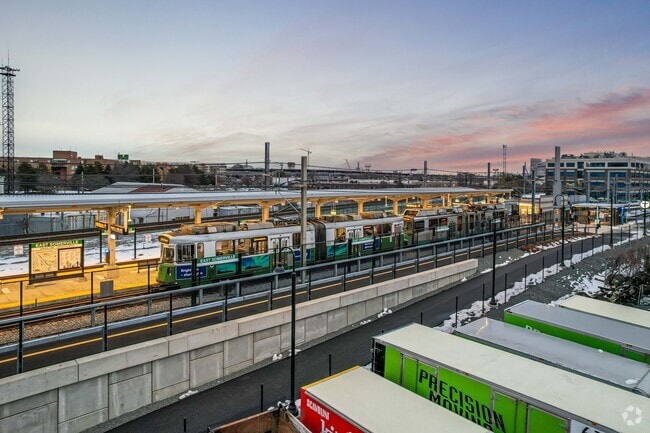 Those in the area use the MBTA to get around the Boston area.