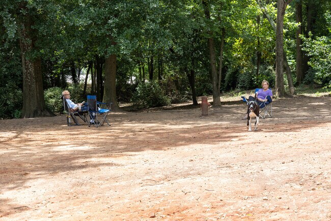 Residents of Anderson can relax while large or small breeds play at the dog park near downtown.