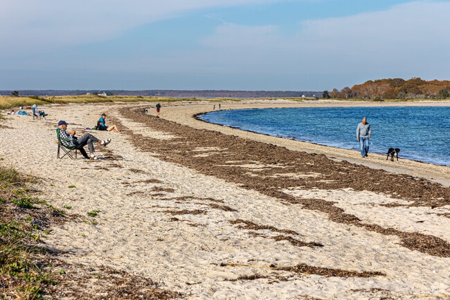West Island Town Beach offers swimming, snorkeling, and scenic walks year-round.