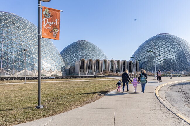 Pretend you are in the tropics or the desert at the Domes in the Concordia neighborhood.