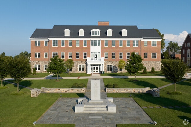 McDonogh's campus has historic structures scattered across the area in Owings Mills, MD.