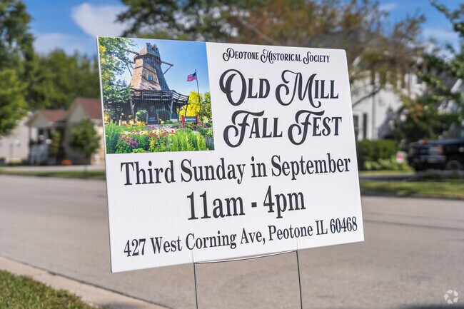 Explore Peotone rich railroad history and annual windmill festival.